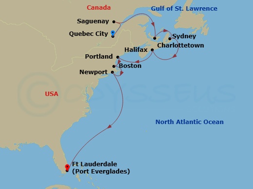 Cruise Map