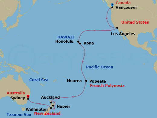 Cruise Map