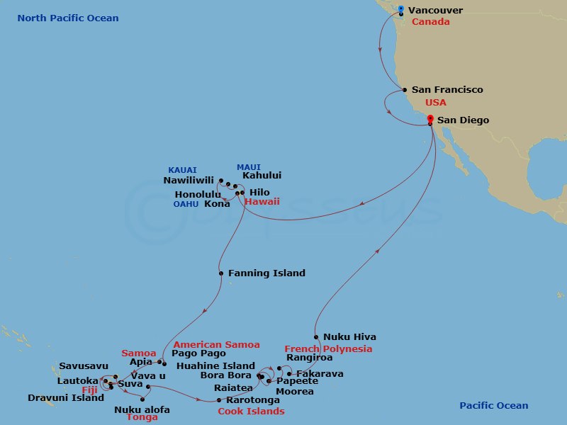 Cruise Map
