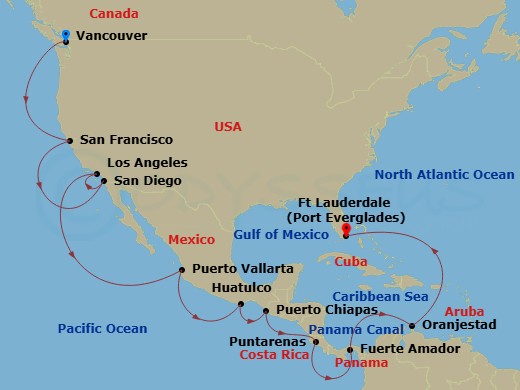 Cruise Map
