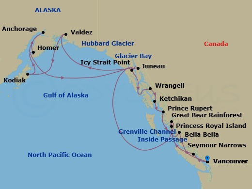 Cruise Map