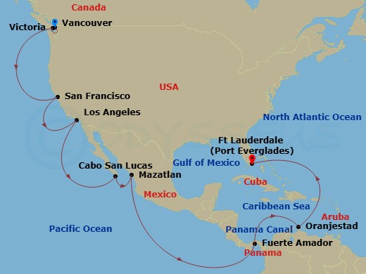 Cruise Map