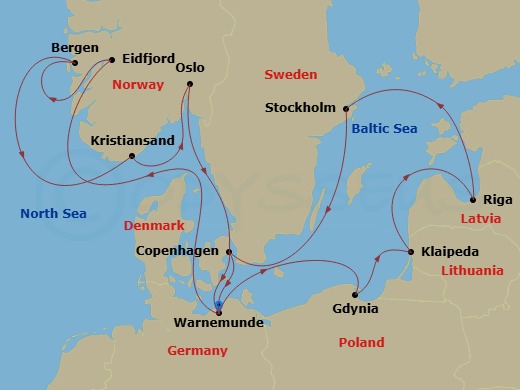 Cruise Map