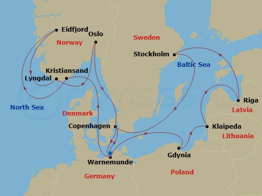 Cruise Map
