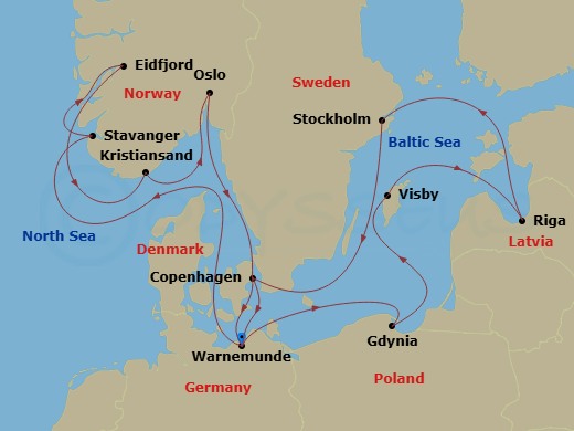 Cruise Map