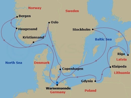 Cruise Map