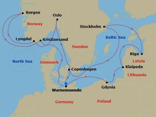 Cruise Map