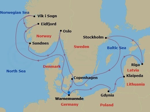 Cruise Map