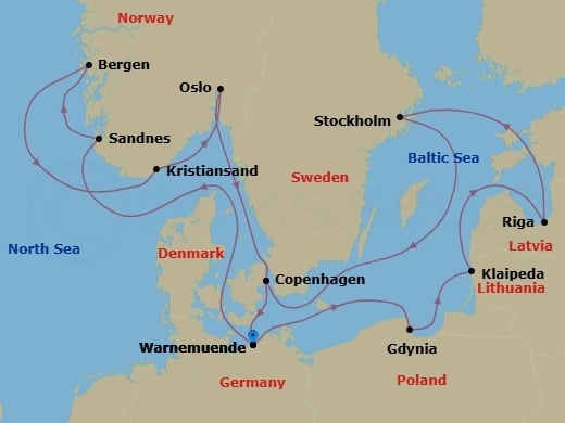 Cruise Map