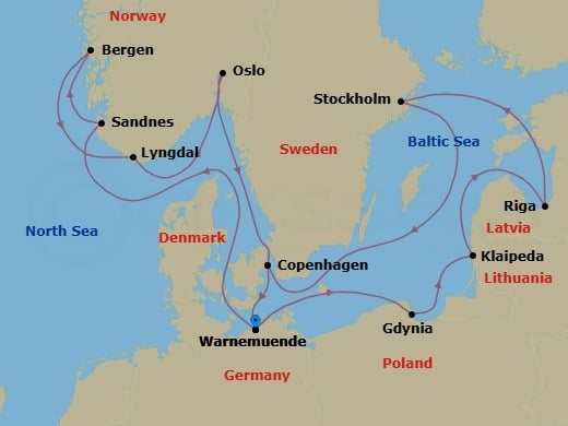 Cruise Map