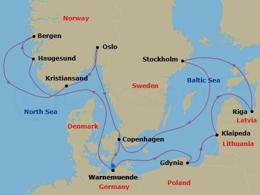 Cruise Map
