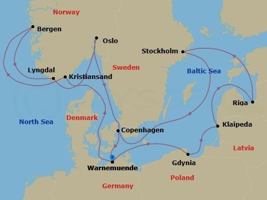 Cruise Map