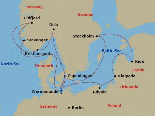 Cruise Map