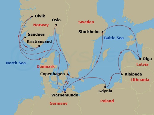 Cruise Map