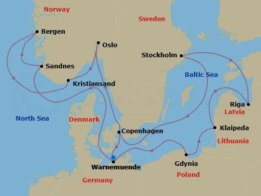 Cruise Map