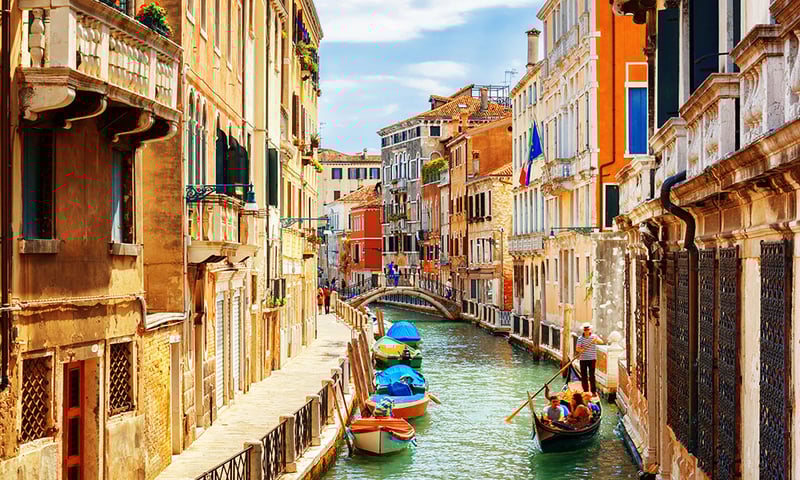 End your trip in beautiful Venice before returning home.