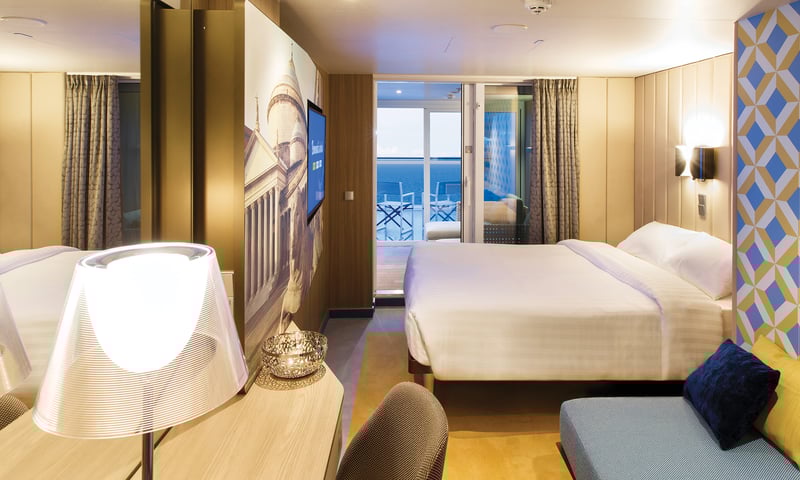 Your Balcony cabin aboard Costa Smeralda (2026 dates).