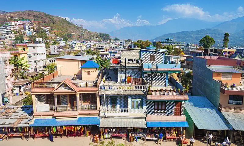 Pokhara is a city on Phewa Lake, in central Nepal.