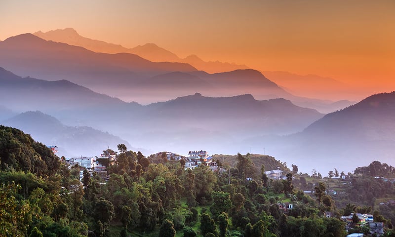Sarangkot is known for panoramic Himalayan views of Dhaulagiri, Annapurna and Manaslu.