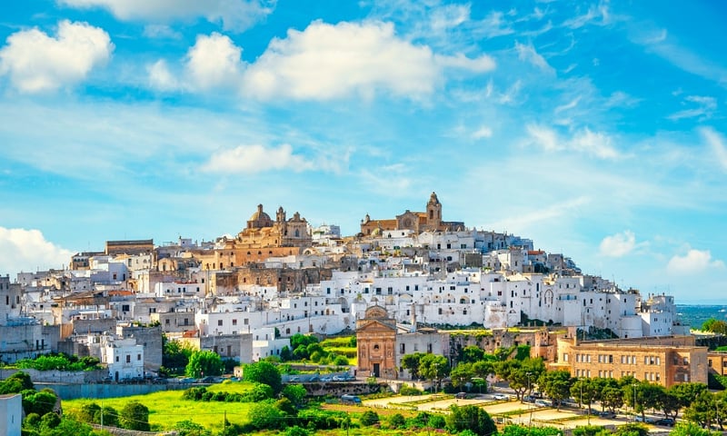 Brindisi, an important port city since Roman times, is also the gateway to Ostuni. (Shore excursion)