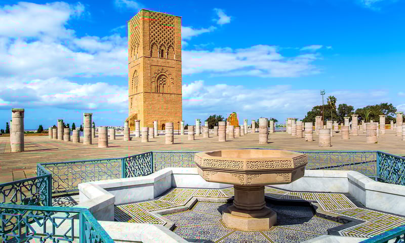 Mausoleum of Mohammed V in Rabat