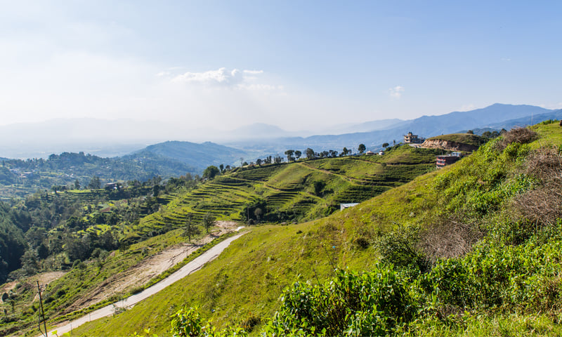 The magical Nagarkot is on the edge of the Kathmandu Valley.