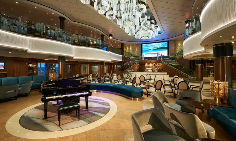The Atrium aboard NCL's Norwegian Jade.