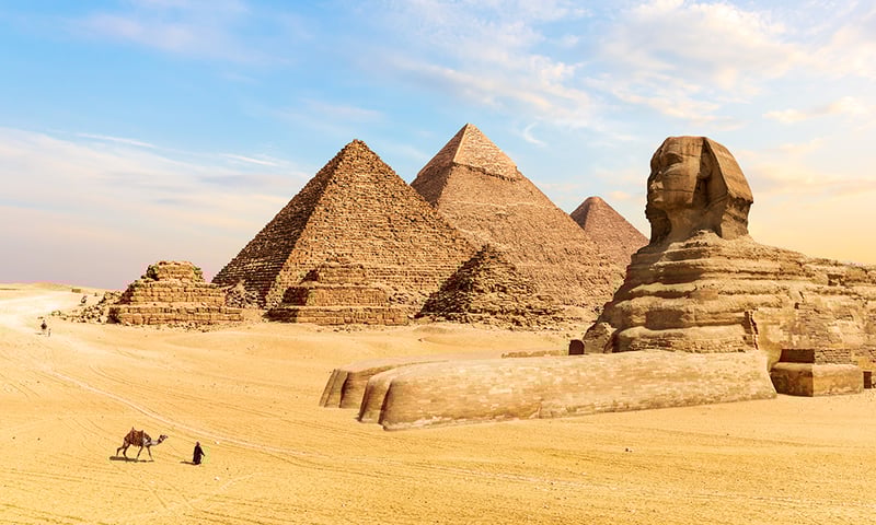 Tick the Sphinx and the Pyramids of Giza off your bucket-list.