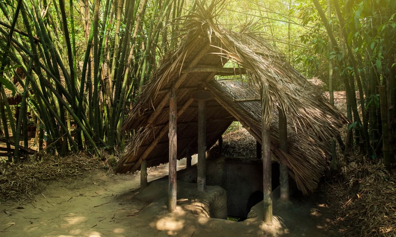 Cu Chi Tunnels, Vietnam.