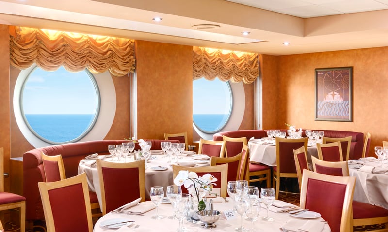 MSC Armonia's Marco Polo Restaurant.