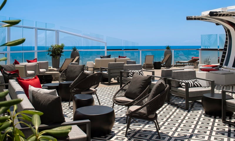 Onboard the Celebrity Equinox you have front row seats to stunning views.