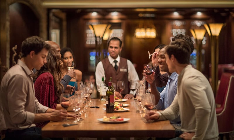 Savour fine wines and gourmet food on board Celebrity Cruises' Equinox.