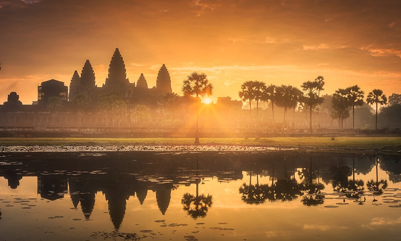 Optional Tour Extension: See the sun rise over Angkor Wat Siem Reap, Cambodia