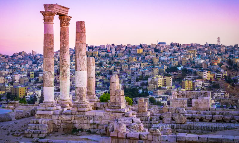 The exotic capital of Jordan, Amman is full of ancient treasures to explore.