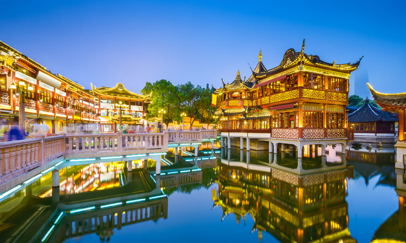 Start your unforgettable 13-day journey in Shanghai, China.