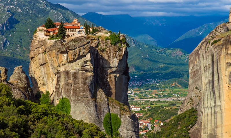 Monastery of the Holy Trinity, Meteora, Greece.