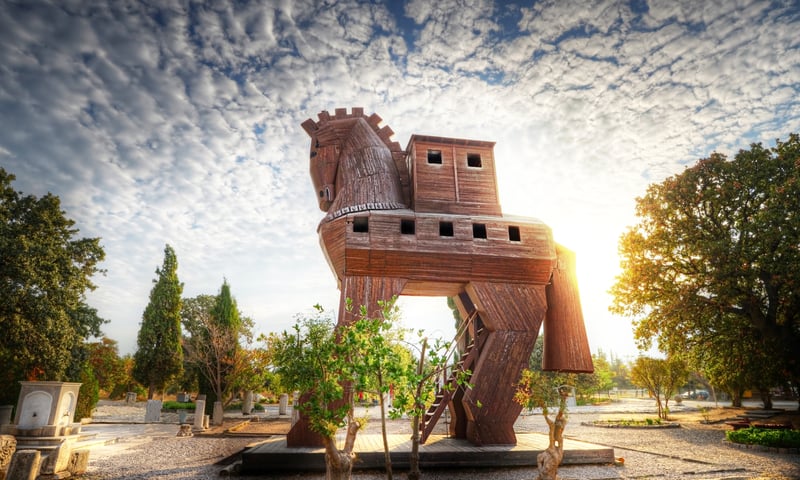 Visit mythical Troy in Turkey.