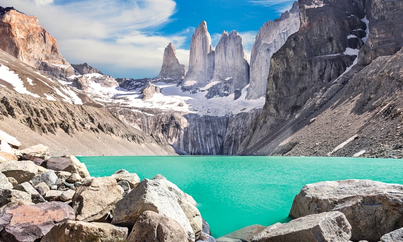 Take an optional tour to Las Torres Base in Torres del Paine National Park, Chile.