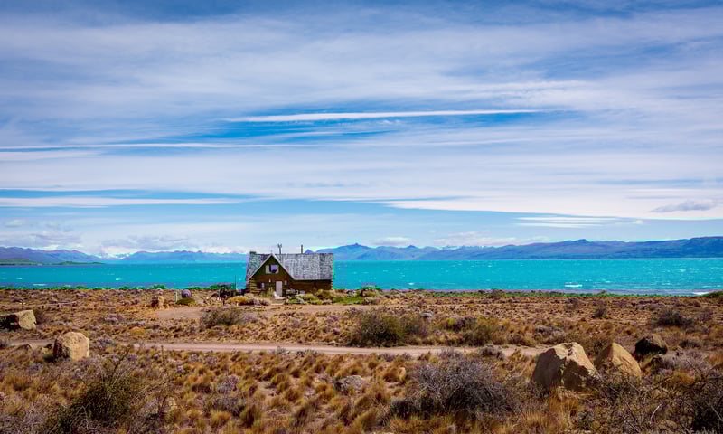 See the Argentino Lake in Patagonia, Argentina.