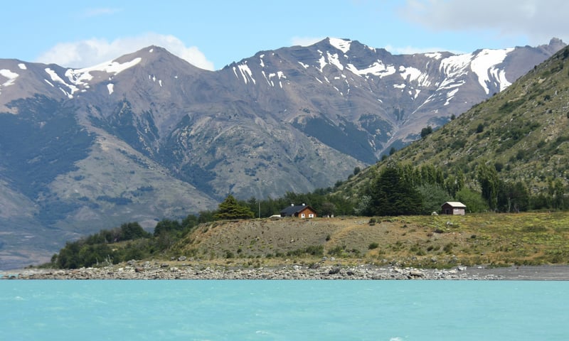 Cross the Boca del Diablo to Upsala Canal in Patagonia, Chile.