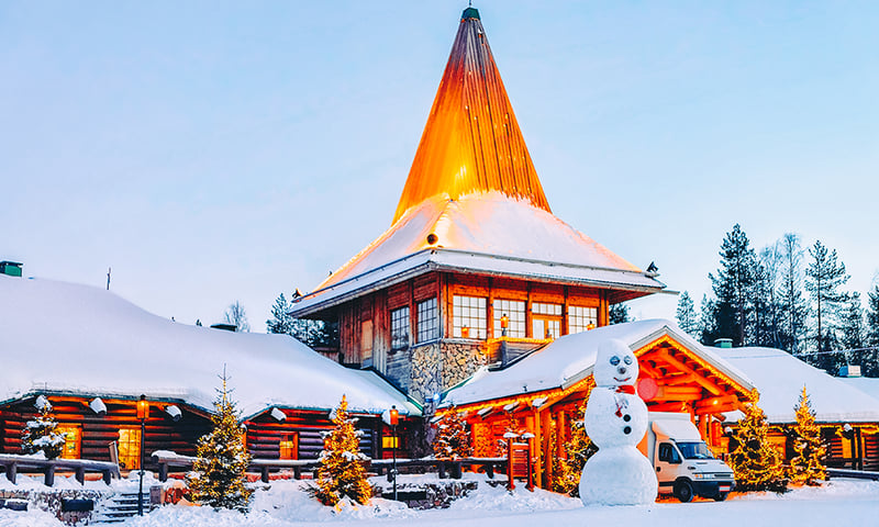 Visit Santa's village and post office for a bit of Christmas fun, Rovaniemi, Finland