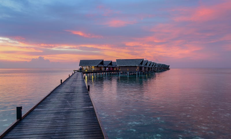 Ocean Villa sunsets are simply magical