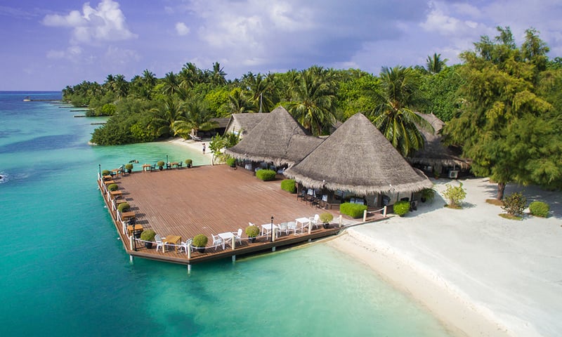 Dine with a perfect sea view during the day plus nighttime fun under the stars