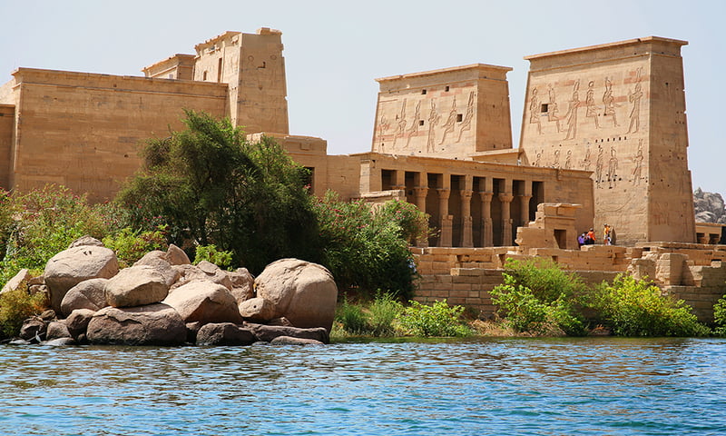 Wander among the delightful columns Temple of Philae, Aswan, Egypt.