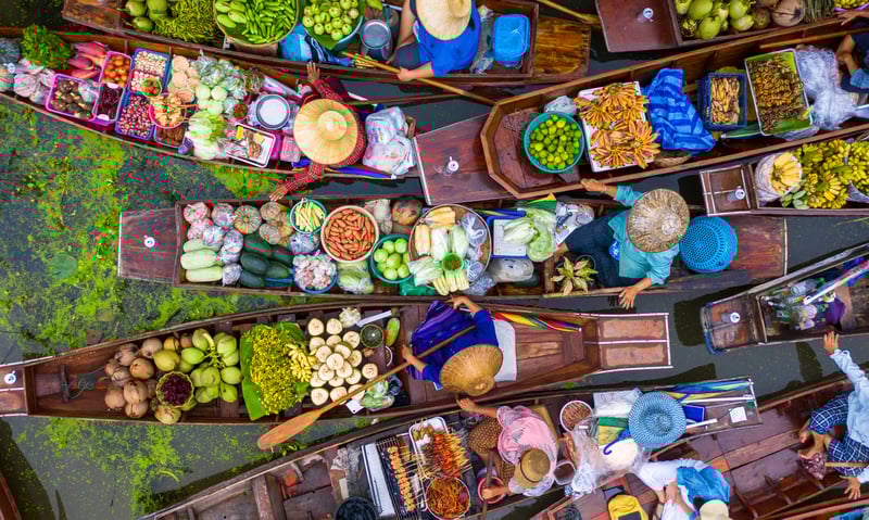 Experience Bangkok's unique floating markets, Itinerary 2 (optional activity).
