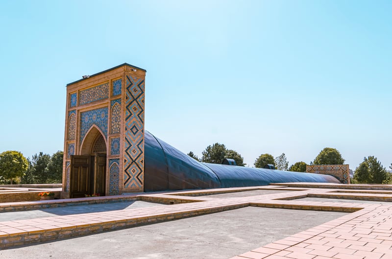 The Ulugh Beg Observatory in modern day Samarkand, Uzbekistan, was built in the 1420s.
