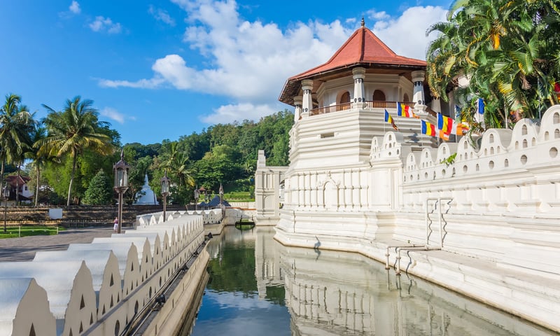 Visit the Tooth Temple on a guided city tour of Kandy.