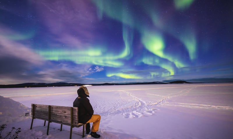Seek out the northern lights in the beautiful Lapland region.