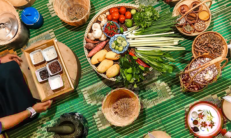 Try the flavours of Thailand on an optional cooking class.