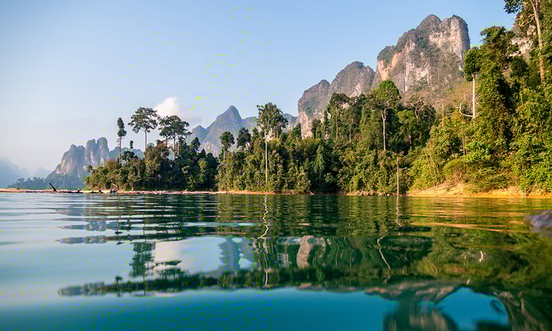 Khao Sok National Park's landscapes are simply magical.